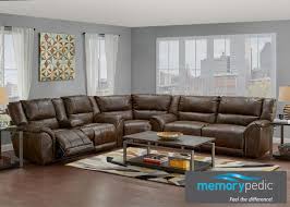 Classic Relaxation The Carmela Power Reclining Sectional In Brown Features A Stylish Version Of A Classic Silhouette Living Room Sectional New Living Room Furniture