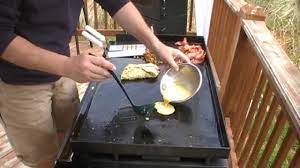 Taco Omelettes On The Blackstone Griddle Griddle Recipes Blackstone Griddle Griddle Cooking Recipes