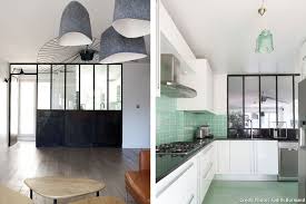 Une Alternative A La Cuisine Americaine La Verriere Qui Separe La Cuisine De La Salle A Manger Ou Du Salon Amenagement Maison Verriere Amenagement Interieur
