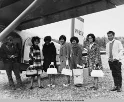 Students leaving for school.