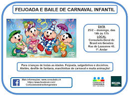 Marchinha n° 34 sabão de pedra. Feijoada E Baile De Carnaval Infantil Consulado Geral Do Brasil Em Genebra Facebook