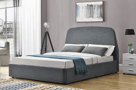 Entièrement réalisé en panneaux de particules, ce modèle vous assure une grande résistance. Cadre De Lit Rangement Tiroir 160x200 Gris 2 Places Nacka 160