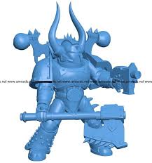 Free printables are free downloadable files that are commonly printed on paper on a home printer. Man Chaos Space Marine B003957 File Stl Free Download 3d Model For Cnc And 3d Printer Download Stl Files
