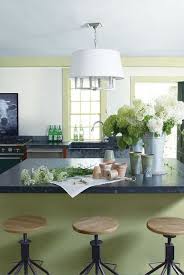paint colors for green kitchens