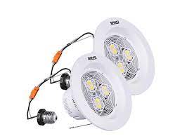 Our complete projector retrofit kits include all of the components you'd need for the upgrade. 6 Inch Led Downlight 15w 150w Equiv 1800lm 4000k Natural White Daylight Non Dimmable Led Recessed Lights Energy Saving 2 Pack Sansi Newegg Com
