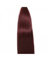 Cheveux courts rouge sur pinterest coupe à la garçonne. Tissage Rouge Bordeaux En Meche 100 Cheveux Naturels Remy