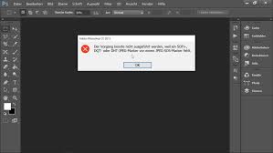 Überprüfen sie, ob es sich um eine zulässige datei handelt. photoshop. Photoshop Jpeg Marker Fehlermeldung Und Losung