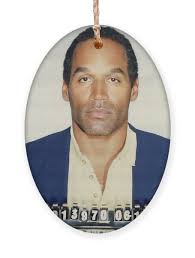 Oj Simpson Holiday Ornaments for Sale