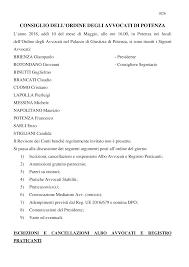 Domanda di cancellazione dall'elenco dei praticanti. Http Www Ordineavvocatipotenza It Sites Default Files Verbale 2010 20maggio 202018 Pdf