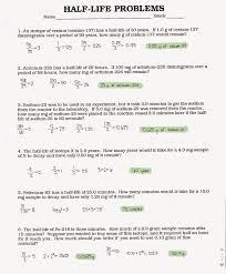 What radioactive decay is and the three different types. Half Life Graph Worksheet Answers