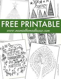 This black and white drawings of flowers coloring pages for kids, printable, 6 will bring fun to your kids and free time for you. Free Christmas Colouring Pages For Adults And Teens Mum In The Madhouse