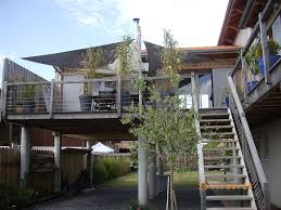Maison Atypique En Bois Avec Jardin 2012 A 5 Mn De La Plage A Pieds Bassin D Arcachon Homelidays Escalier Exterieur Maison Maisons Exterieures