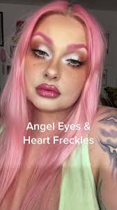 Heart Freckles Makeup Tutorial with Angel Eyes