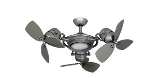 A selection of ceiling fans with designs that are so unique and sculptural, you may not know that that's a ceiling fan? Tristar Ii 3x 18 In Brushed Nickel Triple Ceiling Fan And Led Light With Remote Dan S Fan City C Ceiling Fans Fan Parts Accessories