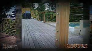 Stainless Cable Railing In Vancouver Washington Provides Aluminum And Stainless Steel Railing Systems If You Have Wood Posts The Trex Deck Deck Railings Deck