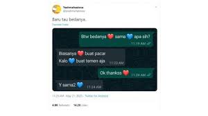 Menggunakan aplikasi whatsapp merupakan salah satu cara untuk kita bisa tetap berkomunikasi dari jarak jauh. Tanyakan Beda Warna Emoji Hati Warganet Ini Malah Dapat Penolakan