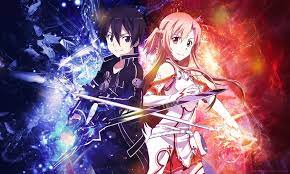 Tons of awesome kirito and asuna wallpapers to download for free. 47 Asuna And Kirito Wallpaper On Wallpapersafari