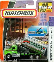 Bj And The Bear Truck Diecast Kenworth T800 Roll Off Truck Matchbox Premium Working Rigs W Real Working Hoist Matchbox Cars Toy Trucks