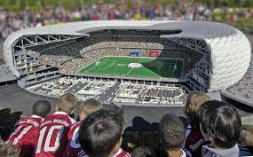 Lego Sports Stadium Replica Of Allianz Arena Bayern Munich Lego Sports Lego Sports Stadium