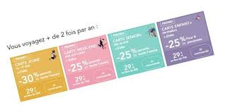 Votre réduction s'applique également sur les billets de vos. Sncf Des Cartes De Reductions A 29 Euros Jusqu Au 15 Juin