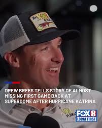 The Saints' return to the Superdome for their first game after Hurricane  Katrina is one of the most iconic moments in sports history. But would you  believe that Drew Brees almost missed
