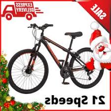 21 speeds twist shifters with a mountain bike rear derailleur are great for all types of riding. Mongoose Mountain Bike 24 Inch Wheel Boys 21