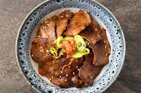 Grilled Beef Tongue Rice Bowl Gyutan Don Asian Inspirations Resep Panggang