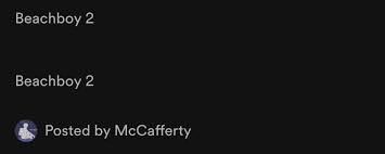 You're my favorite hello and my hardest goodbye. Nick Changed The Spotify Bio To Beachboy 2 A Couple Days Ago Mccafferty