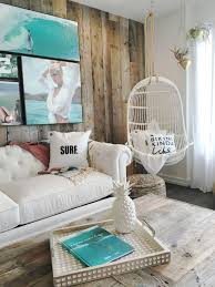 Beach and coastal decorating ideas are great for making the blue turquoise water and the white sandy beaches a part of your home décor. 12 Tips To Mastering Boho Beachy Home Decor Beach Themed Bedroom Beach House Interior Design Beach Room