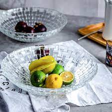 Glass Plate Bowl Dessert Dishes