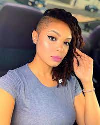 The Home Of Locs Shaved Sides Anyone Have Would You Ever Rock This Braids With Shaved Sides Shaved Side Hairstyles Faux Locs Hairstyles