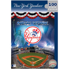 The ny yankees seek and find adventure puzzle. Jigsaw Nfl New York Yankees Football Stadium 100 Piece Puzzle Woodland Resort Com