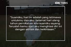 Berikan ucapan anniversary di atas untuk suamimu. 20 Ucapan Anniversary Pernikahan Yang Menyentuh Hati