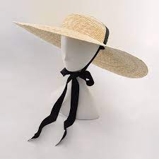 Click To Buy Muchique Wide Brim Straw Hats Beach Hat Women Summer Sun Hats Boater Hat With Ribbon Tie A Wide Brim Hat Summer Womens Beach Hat Boater Hat