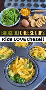 Broccoli Cheese Cups A Quick Easy Healthy Snack Idea For Kids In 2020 Quick Easy Healthy Snacks Healthy Snacks Easy Food
