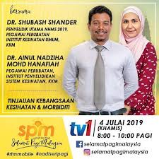 Permohonan jawatan kosong terkini institut penyelidikan tingkahlaku kesihatan (iptk). Nhms Iku On Twitter Saksikan Siaran Langsung Rancangan Selamat Pagi Malaysia Di Tv1 Pada Pagi Ini 4 7 19 Jam 8 00 Pagi Dr Shubash Shander Bersama Dengan Dr Ainul Dari Institut Kesihatan Umum Dan Institut