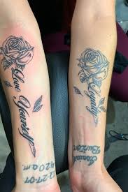 'love yer brain' tattoo on her right forearm. Tattoo Uploaded By Khalil Robinson Twin Rose Tattoo Love Yourself And Loyalty 1191211 Tattoodo
