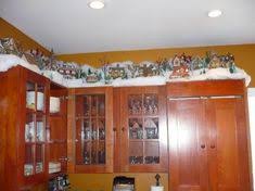 Christmas Kitchen Cabinets Christmas Kitchen Christmas Villages Christmas Town