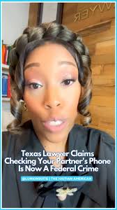 #LetsTalkAboutIt 💭🇭🇹🤔, Haitian fam, good or bad news? 👀. According to  a viral claim from a Texas divorce lawyer, it’s now considered a federal  crime to go through your partner’s phone without their ...