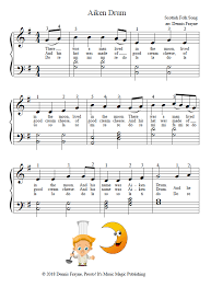 And he played upon a ladle and his name was aiken drum. Aiken Drum Presto It S Music Magic Publishing