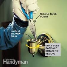 3 Easy Ways To Remove A Broken Light Bulb Bulb Home Safety Tips Home Safety