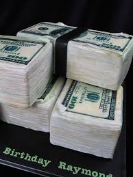 Money Cake 100 Dollar Bill Cake Stacks Of Money Dollar Bill Cake Money Cake Pretty Birthday Cakes