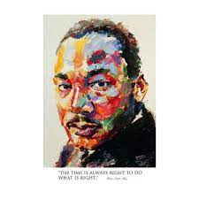 Maybe you would like to learn more about one of these? The Time Is Always Right To Do What Is Right Martin Luther King Jr Painting By Derek Russell