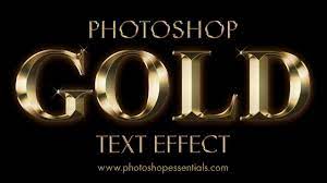 Photoshop styles help designers to get the work done fast and easily. Photoshop Gold Text Effect Youtube