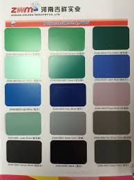 Aluminum Composite Panel Color Chart Cladding Light Blue