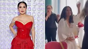Salma Hayek Flashes Naked Body Accidentally During Cheeky Dance Fox News |  Hot Sex Picture