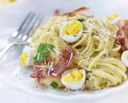 Recette De Spaghettis A La Carbonara Legere Au Thermomix Recette Spaghetti Recette Recette Recettes De Cuisine