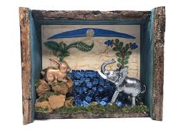 Like tales from the brothers grimm and tales from the arabian nights, these stories are absolute classics. The Arabesque Kalila Wa Dimna Hare And Elephant Story In Etsy Medieval Art Elephant Art Art