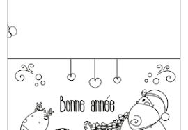 Le moment d'envoyer des cartes de voeux pour le nouvel an est arrivé, et le budget familial ne permet pas d'acheter de nombreuses cartes ? Cartes De Voeux A Colorier
