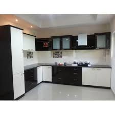 Kitchen design new this week: Wpc L Shaped Glossy Modular Kitchen Cabinets Rs 1200 Square Feet Virtual Design Hub Id 20829303188